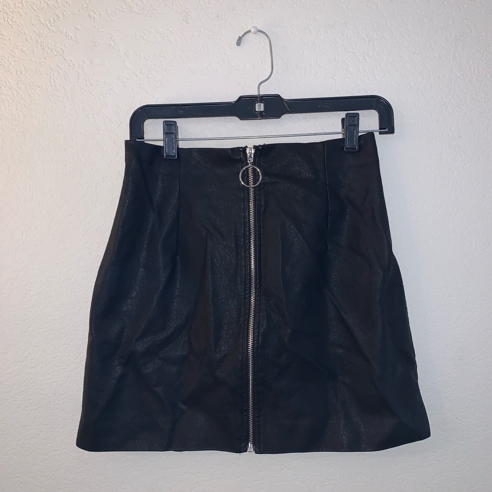 Leather skirt